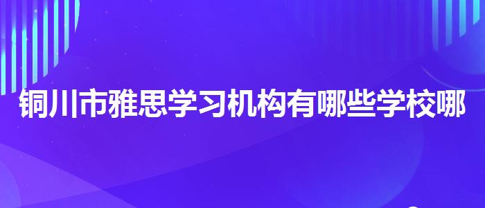 铜川市雅思学习机构有哪些学校哪个好