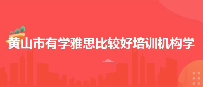 黄山市有学雅思比较好培训机构学习课程