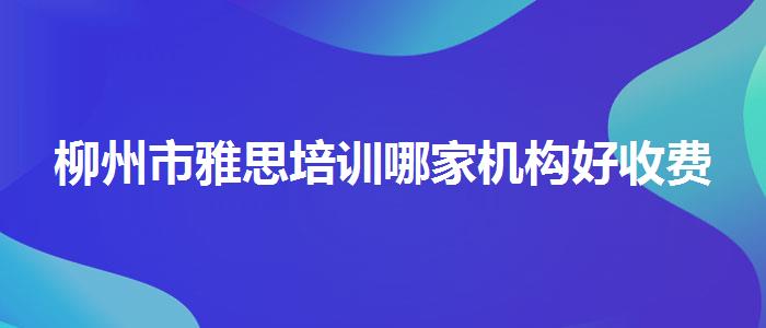 柳州市雅思培训哪家机构好收费