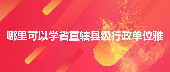 哪里可以學(xué)省直轄縣級行政單位雅思培訓(xùn)哪家機(jī)構(gòu)較好省直轄縣級行政單位