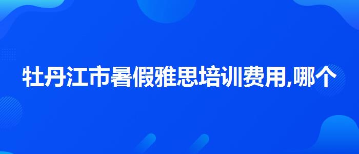牡丹江市暑假雅思培训费用,哪个老师教的好