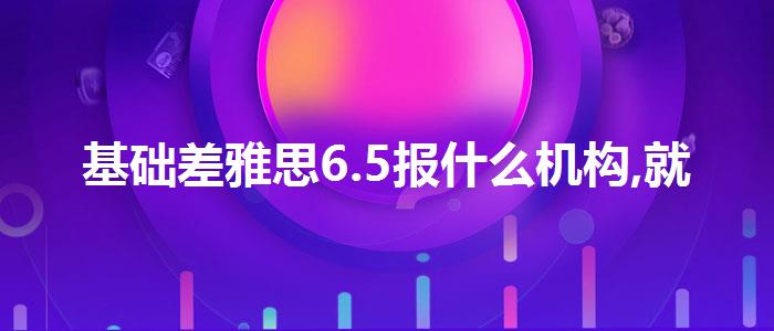 基础差雅思6.5报什么机构,就业工资