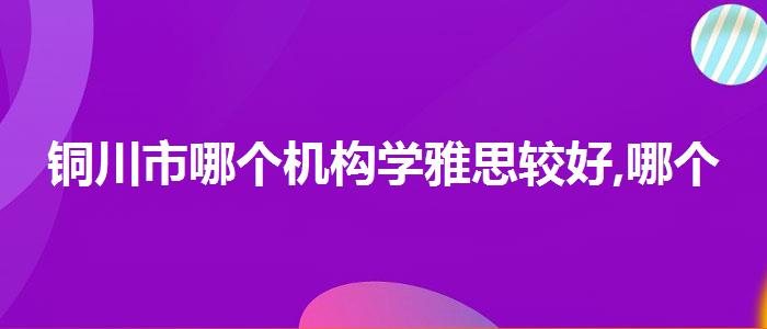铜川市哪个机构学雅思较好,哪个老师讲得好
