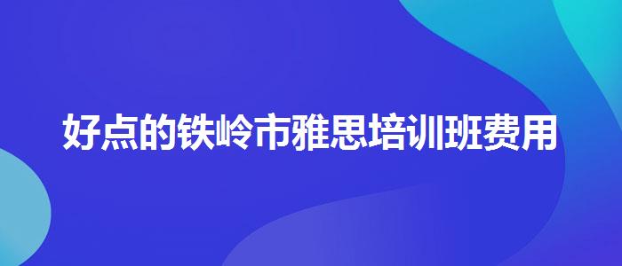 好點(diǎn)的鐵嶺市雅思培訓(xùn)班費(fèi)用