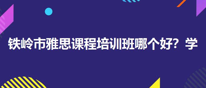 铁岭市雅思课程培训班哪个好？学员口碑调查
