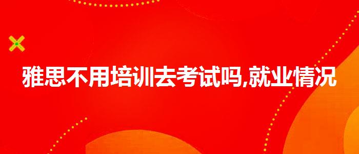 雅思不用培訓(xùn)去考試嗎,就業(yè)情況