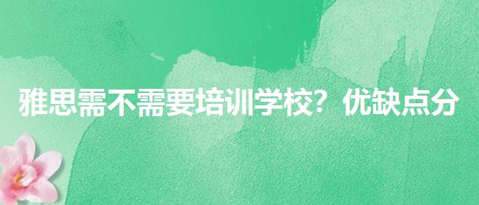 雅思需不需要培訓(xùn)學(xué)校？優(yōu)缺點分析