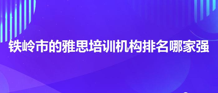 铁岭市的雅思培训机构排名哪家强