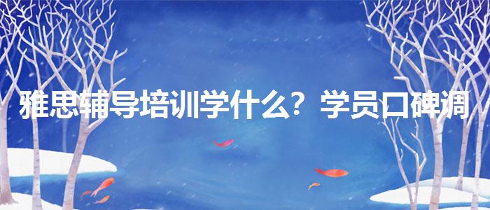 雅思辅导培训学什么？学员口碑调查