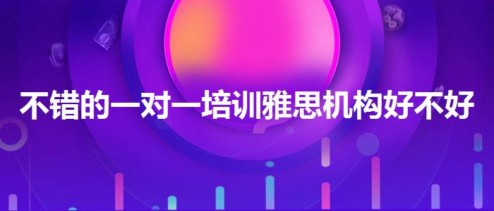 不错的一对一培训雅思机构好不好